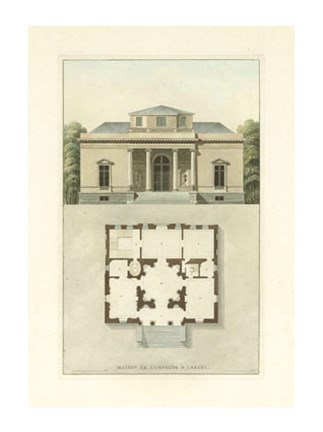 Framed Architectural Detail IV Print