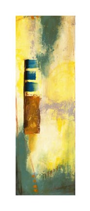 Framed Aquamarine Aura VI Print