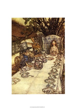 Framed Mad Tea Party Print