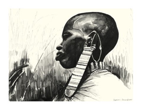 Framed Aiyetoro- Peace on Earth Print