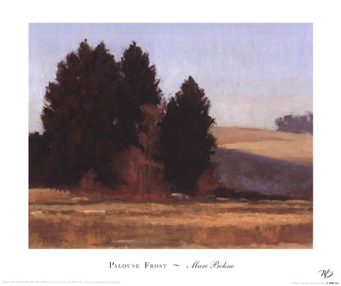 Framed Palouse Frost Print