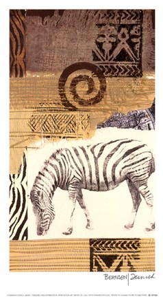 Framed Safari I Print