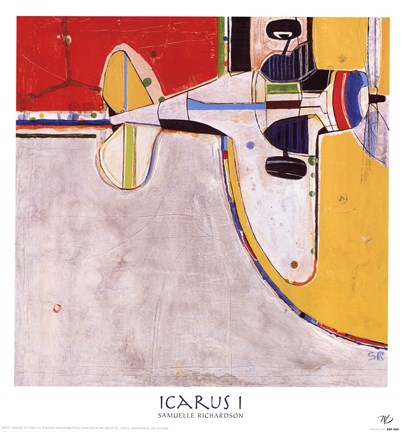 Framed Icarus I Print