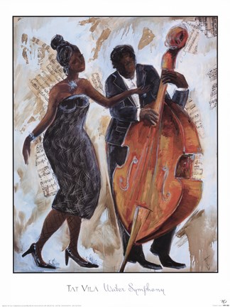 Framed Water Symphony Print