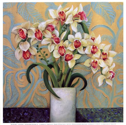 Framed White December Print