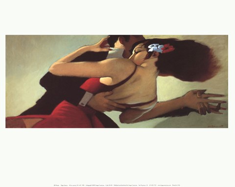 Framed Tango Dancers Print