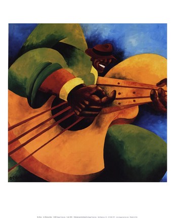 Framed My Blues Print