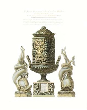 Framed CLASSICAL URNS &amp; VASES HC Print