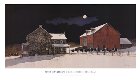 Framed From Meeting House Road Print