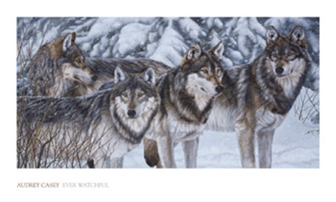 Framed Ever Watchful Print