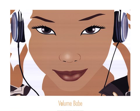 Framed Volume Babe Print