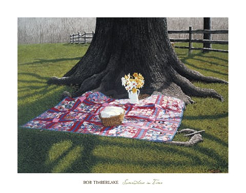 Framed Somewhere in Time Print