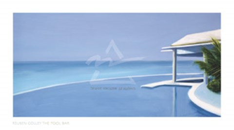 Framed Pool Bar Print