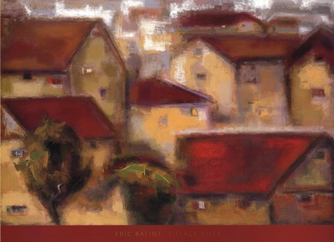 Framed Village Vista Print