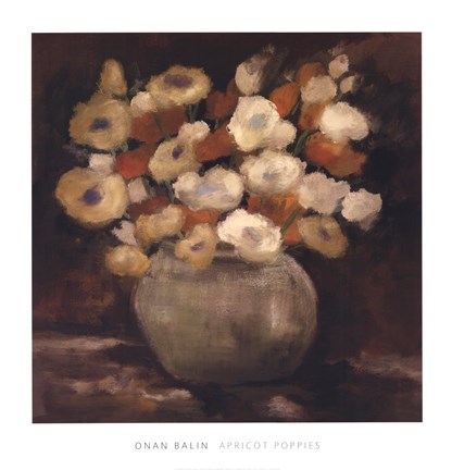 Framed Apricot Poppies Print