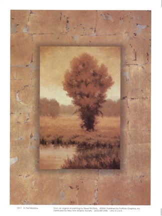 Framed In The Meadow Print