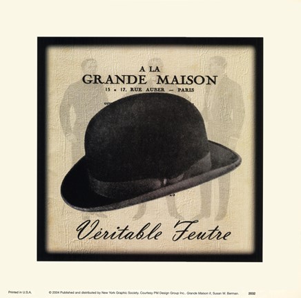 Framed Grande Maison II Print