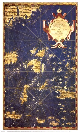 Framed Map of the Philippines Print