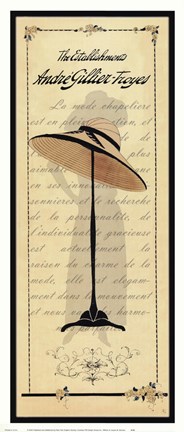 Framed Milliner III Print