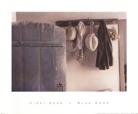 Framed Blue Door Print