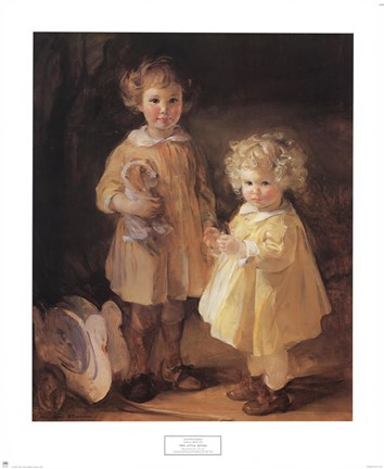 Framed Two Little Sisters Print