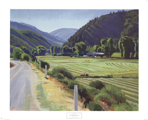 Framed Harvest-Brush Creek Canyon Print