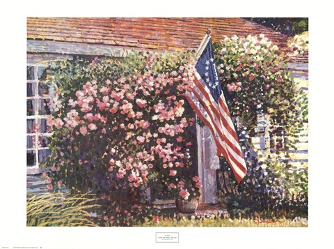 Framed Glory and Roses Print