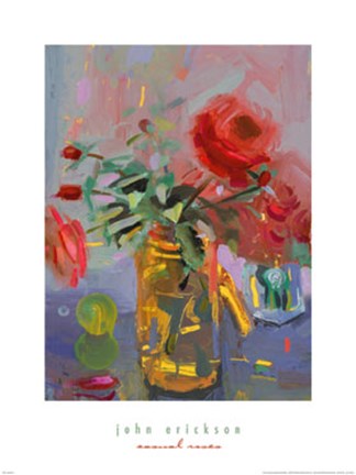 Framed Casual Roses Print