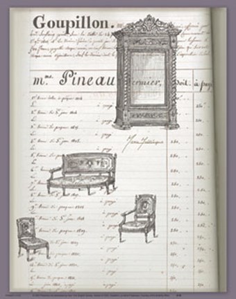 Framed Goupillon Print