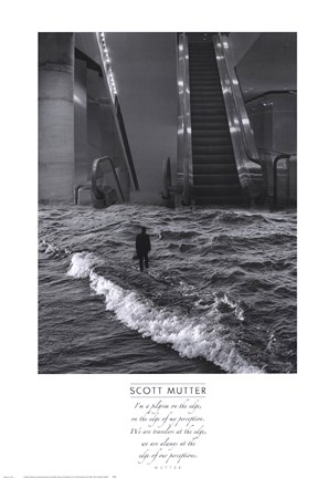 Framed Escalator Print