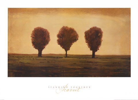 Framed Standing Together Print