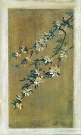 Framed Plum Blossoms II Print