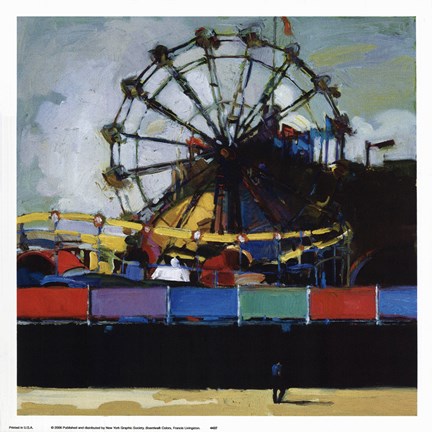 Framed Boardwalk Colors Print