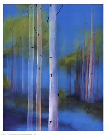 Framed Melodious Birch II Print
