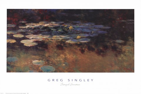 Framed Tranquil Formation Print