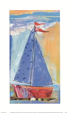 Framed Sail Away III Print