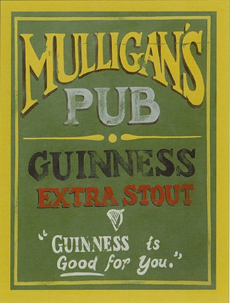 Framed Mulligan&#39;s Pub Print