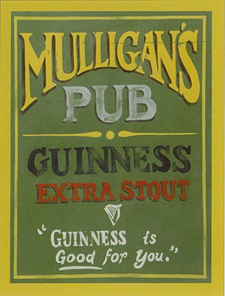 Framed Mulligan's Pub Print