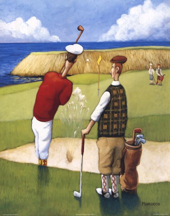 Framed Sandtrap Print