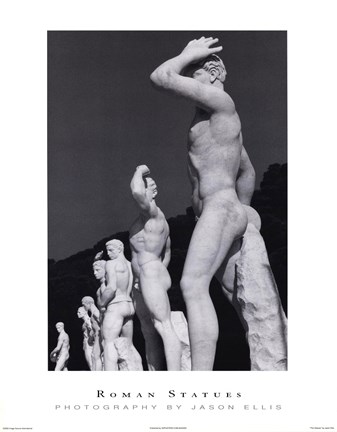 Framed Roman Statues Print