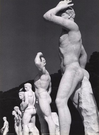 Framed Roman Statues Print