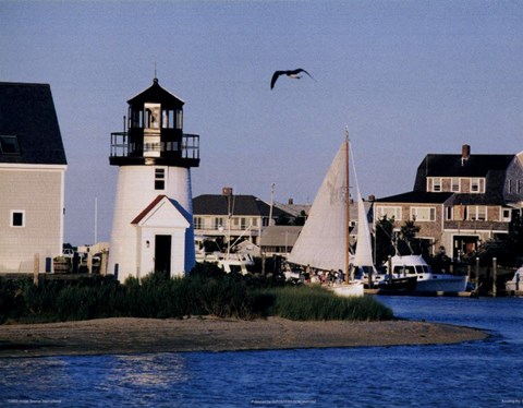 Framed Awaiting the Sail Print