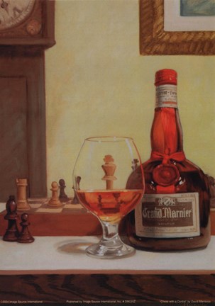 Framed Chess and a Cordial Print