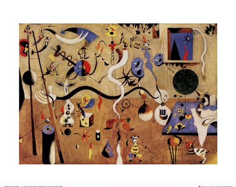 Framed IL CARNEVALE DI ARLECCHINO Print