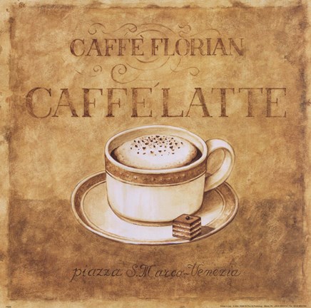Framed Caffe Latte Print