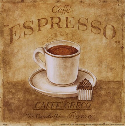 Framed Caffe Expresso Print