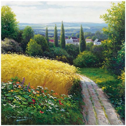 Framed CORN FIELD Print