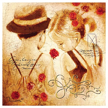 Framed Sweethearts - My First Love Print