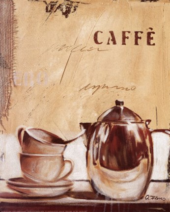 Framed Time for Caffe Print