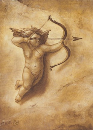 Framed Amoretto I Print